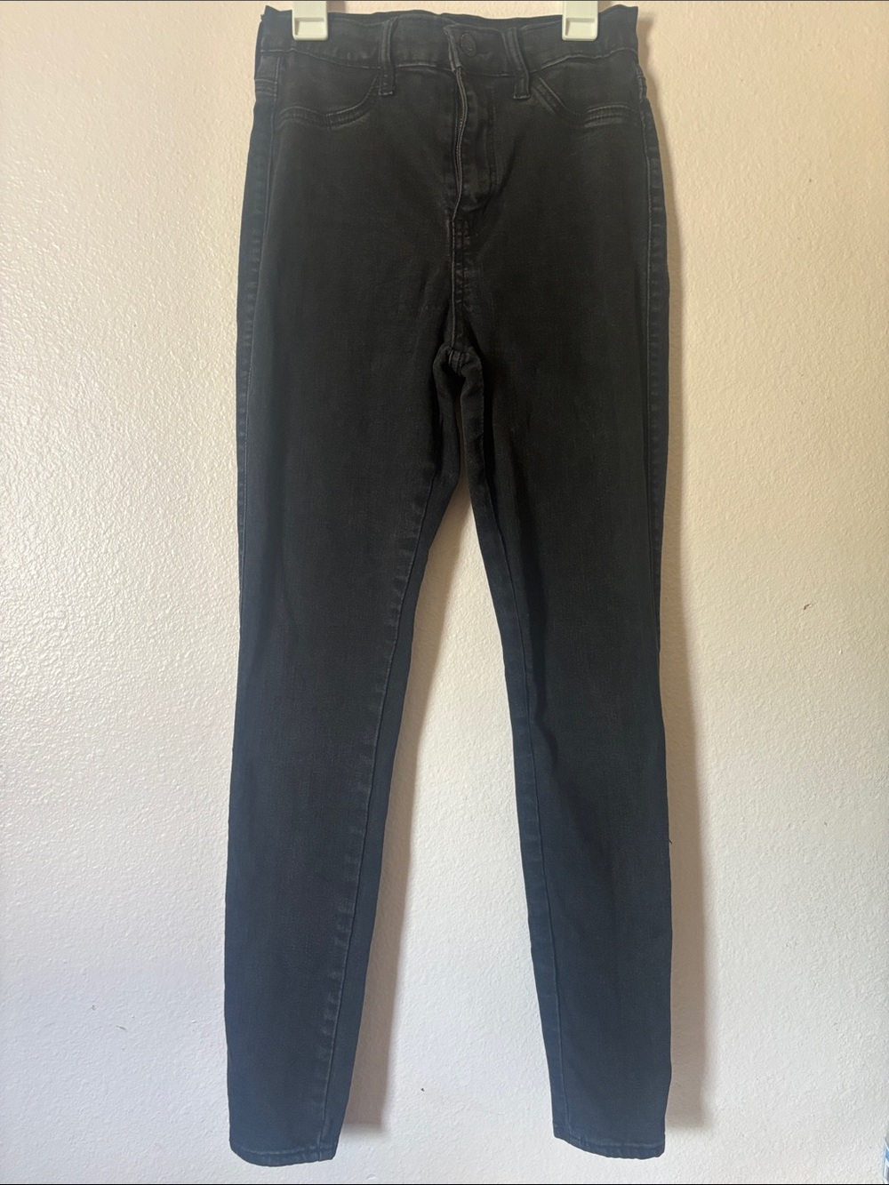 Women's Fashion Nova High Waisted Black Skinny Jeans, Size 3